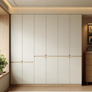 60cm深度大衣VIY橱卧室分段式木橡木顶木家用全原实衣柜风一到门