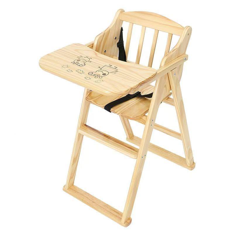 实木餐椅儿摔童吃餐饭146座椅家用椅子厅折叠餐桌凳子防座椅椅多