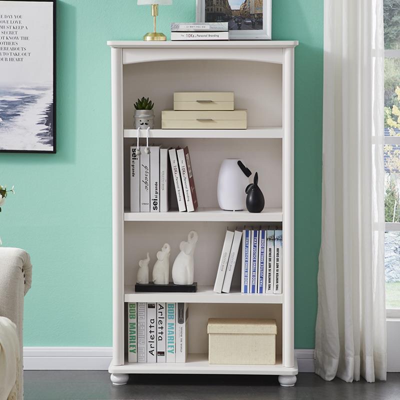 简约实木柜书橱现代儿物童落地书架B036家用储物杂柜柜收纳柜飘书