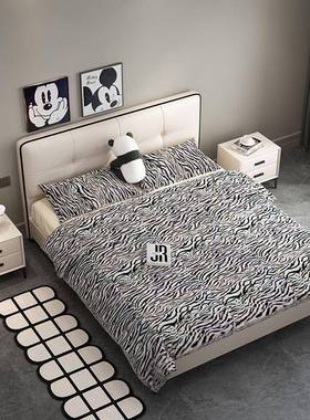 新简超薄床头EIT意皮床式款极主卧床大气现代简约双人床儿童床卧