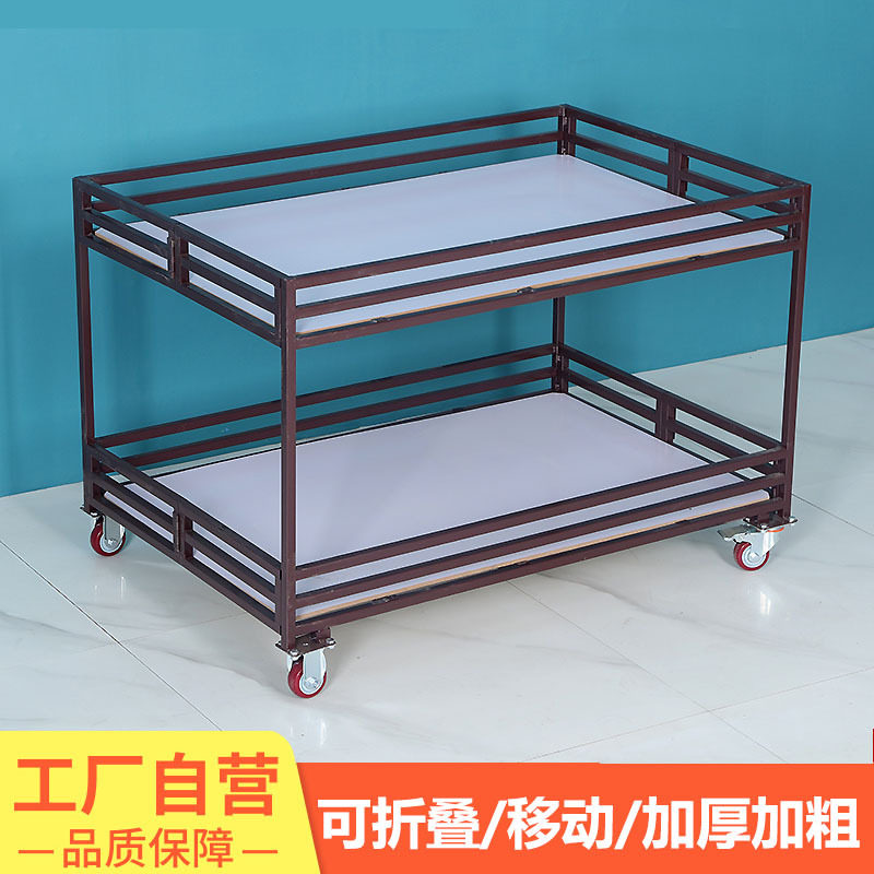 折叠促销车户外摆摊超市花车售货架地摊小推车移动夜市展示架