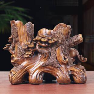 文昌塔貔貅金功能板摆件高档笔筒古风中国老办公YKZxzaT4蟾室办公
