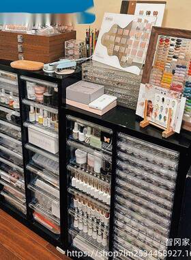 文件柜美甲甲收纳油胶柜抽见详情屉式储物柜烘焙磨具资料智票柜财