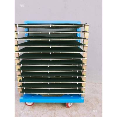 cb周转车防静电千位层板架多层带RYS轮移动拆卸货p架小型工桌边