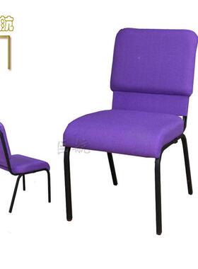 热销连接密扣教堂椅教堂JH-C22教会椅子肯尼亚用教堂椅高海度绵教