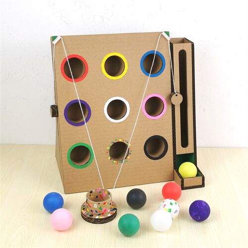 幼儿园教具作业益智科技小制作儿童纸板手工diy材料包+自制玩教具