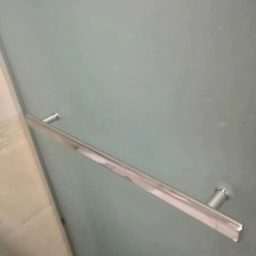 玻璃门440移门把手扶手不锈钢卫生间推拉门孔距304淋浴房440mm