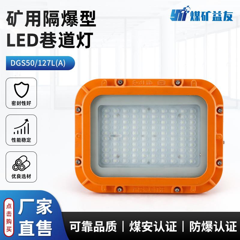 DGS50/127L(A)矿用隔爆型LED巷道灯 煤矿井下作业用防爆照明灯