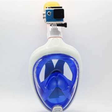 全面罩潜水镜 浮潜套装潜水一体面罩 全干式呼吸管一体潜水面镜