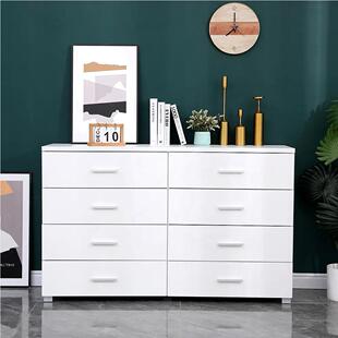 18厘夹板多层板卧室8斗柜储物柜抽屉床头柜卧室套装家具
