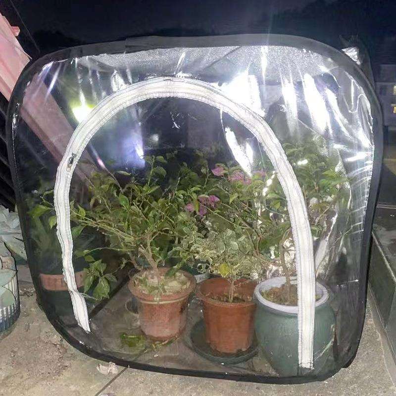 塑料花园温室露营透明房暖房迷你花房罩防虫多肉植物大棚园艺花卉