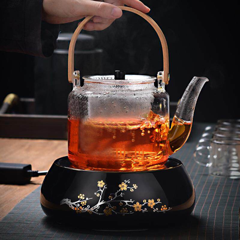 无声无风扇超静音电陶炉煮茶迷你小型电磁家用玻璃铁壶泡茶炉