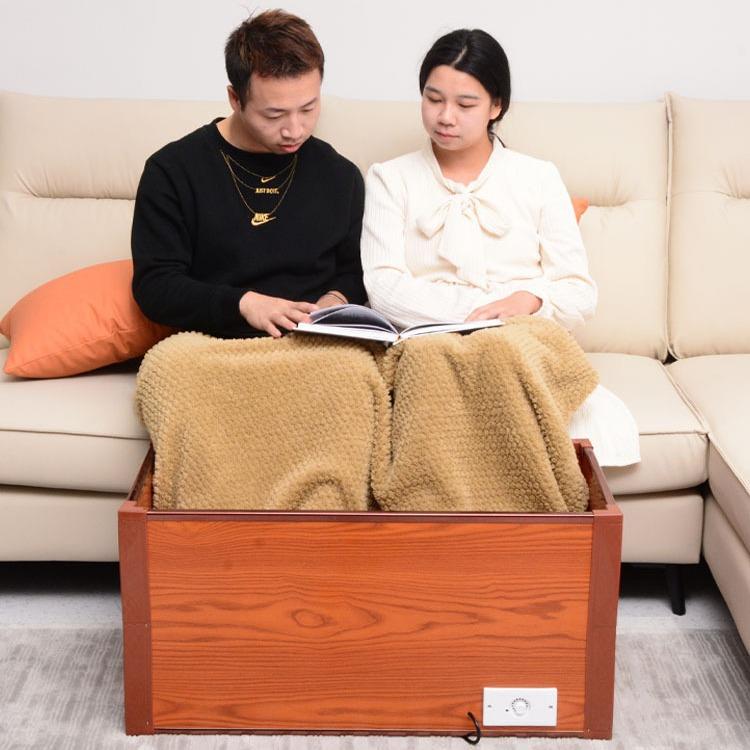 湘威湖南实木烤脚取暖器烤火炉家用深电火桶烤火箱电火盆加热