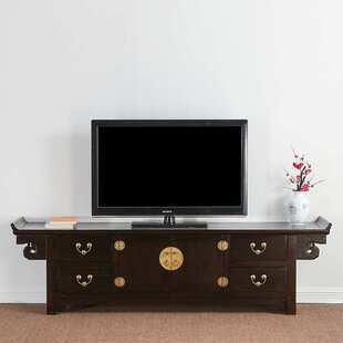 新中式仿古实木家具翘头榆木电视柜实木储物做旧地柜明清古典