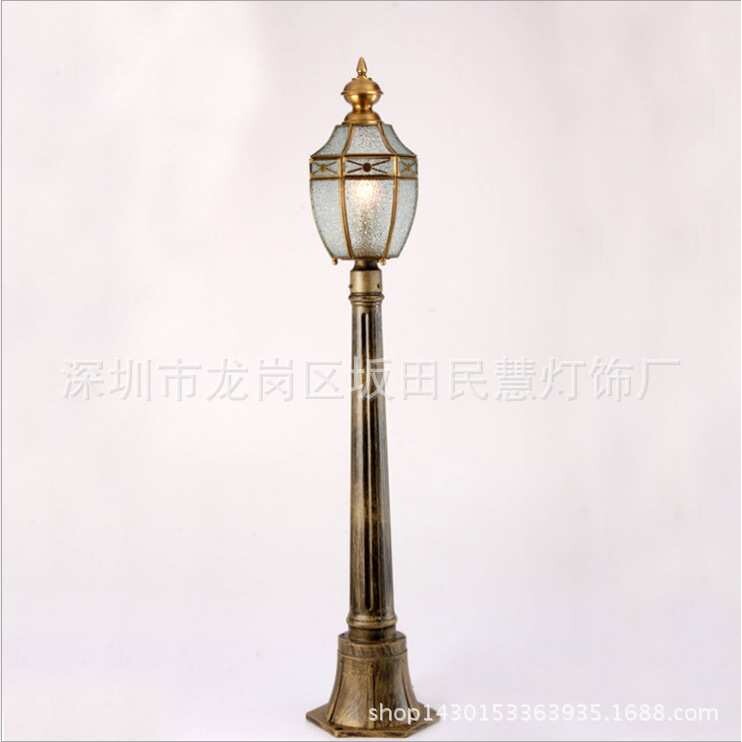 家装灯具特惠欧式庭院灯 玻璃别墅 欧式庭院灯