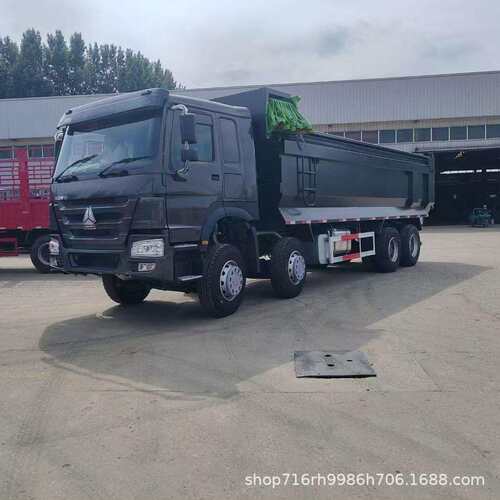 出口翻新豪沃371马力HOWO自卸车前四后八翻斗车渣土车