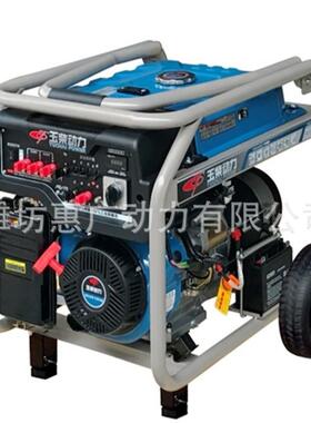 玉柴动力6KW汽油发电机YC8500E电启动单相发电机组便携式