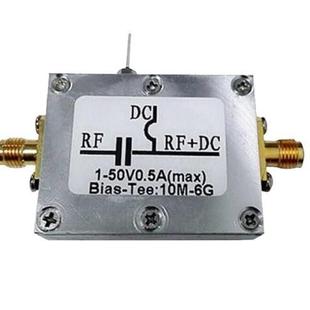 射频隔直器偏置器同轴馈电BiasTee10MHz-6GHz低插损
