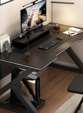 电脑桌台式家电桌椅竞卧用室简易桌子工作台学书桌学生习桌KXZ办