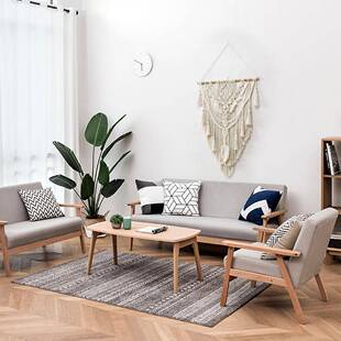 新款民酒店宿饰挂件装手工绳编织挂毯简约文艺家居壁z101饰背棉景