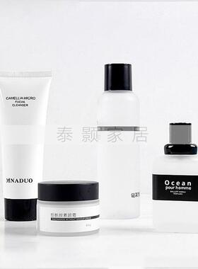 样浴板间品公寓展厅卫生间WJD室柜镜柜装装饰摆件组软合搭配