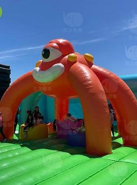 境充气气娱乐城堡大型儿充童城堡空S1258气蹦床跨户外摆摊滑梯淘