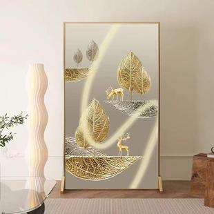 铝合金入户屏风挡隔断COX客厅遮办公旺室玄关家用简门座屏财风水