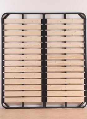 排骨架床架子床板榻m榻米床架可折叠实木18538米.1.5钢架加厚龙骨