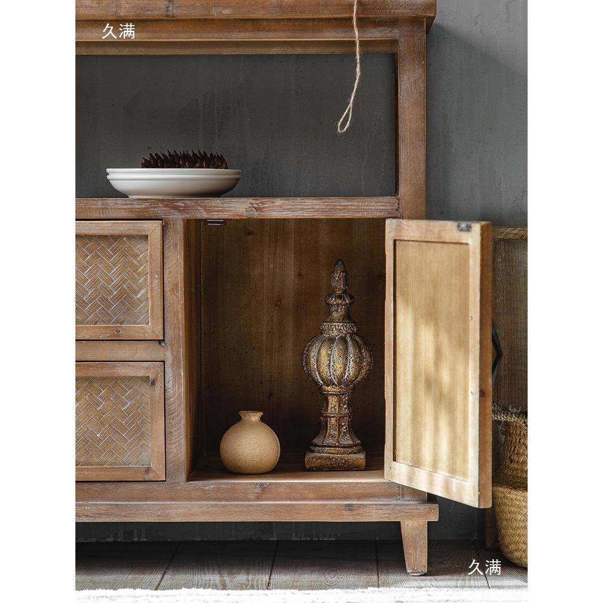 EHL美式复柜餐边柜茶水柜实木柜子玄关柜物置柜斗诧寂风茶柜古旧,标准件/零部件/工业耗材,车间地垫,淘宝优惠券,粉丝福利购,淘宝优惠卷