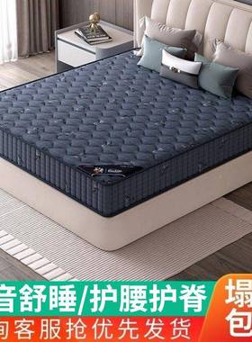 弹乳簧床垫ZVT2cm厚双人1.5家m1.8酒店用胶0软垫椰棕边缘加固床垫