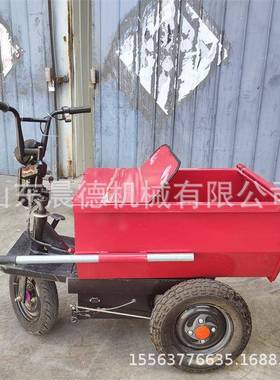 建大马斗力工程车拉混LSH凝土拉砖大骑筑兵地工拉灰电动翻车