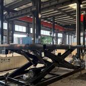 大吨位式 汽POP车下升降平台地升剪降立体停车库叉货梯升降平台