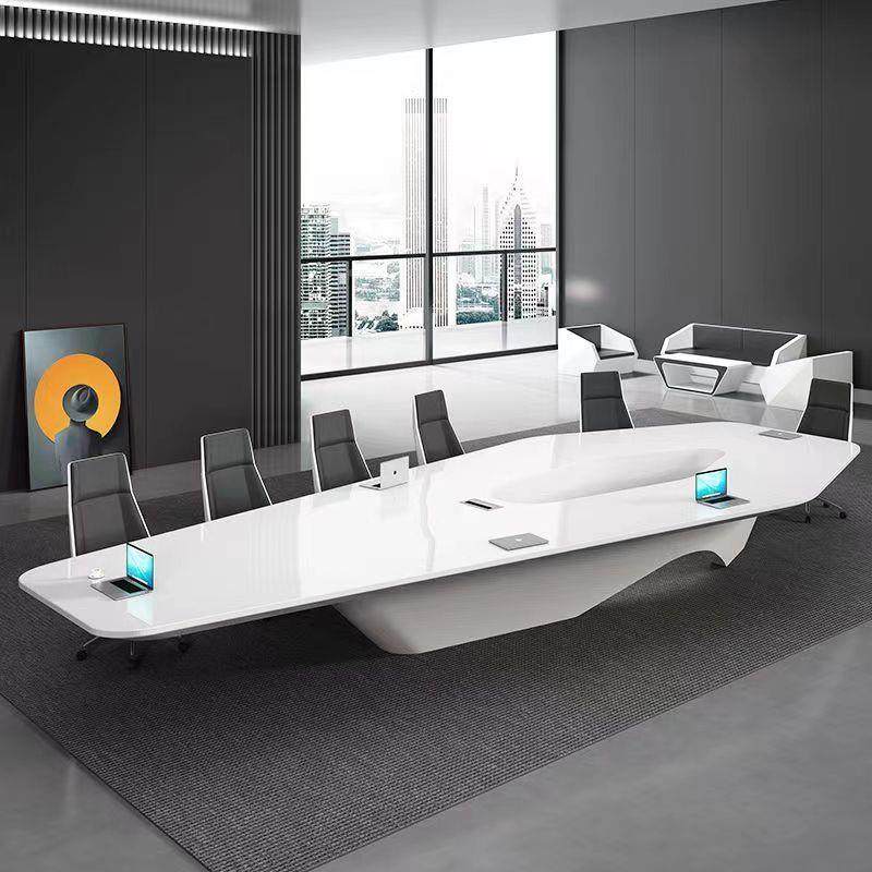 洽型烤漆会议桌长桌约现KT-001-J代办公家具大谈桌简长条桌会议室