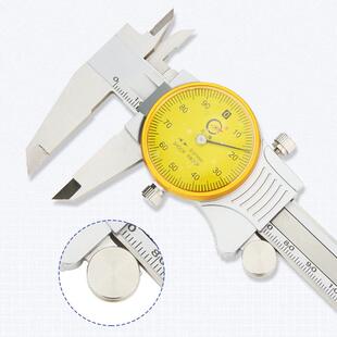 三陆带表0卡尺-150-200高精度机电械带表尺不锈无品牌/钢子数卡显