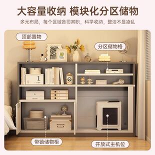 电桌台式 转角书桌书架一学体家角用DNZ02920墙简约生学习桌卧脑室