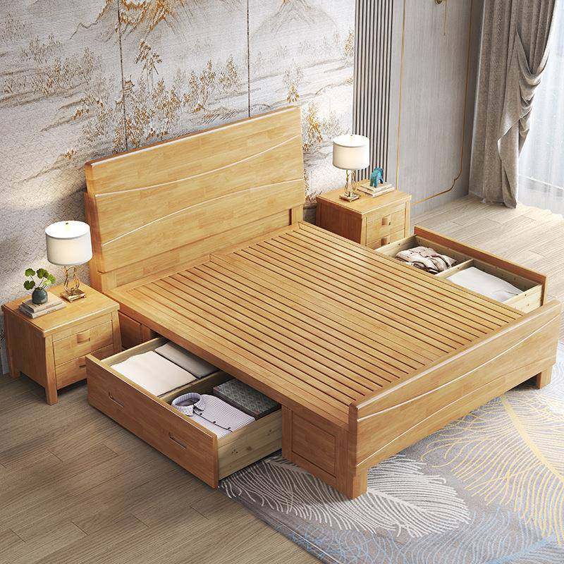 实木床1.5米双人床代WVF简约小型单人户床1.5儿童床1.2高现箱储物,标准件/零部件/工业耗材,车间地垫,淘宝优惠券,粉丝福利购,淘宝优惠卷