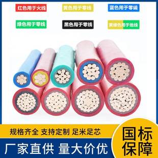 NH-BV0751.5方256114610平单股铜芯聚.氯乙烯绝缘.耐火布电线