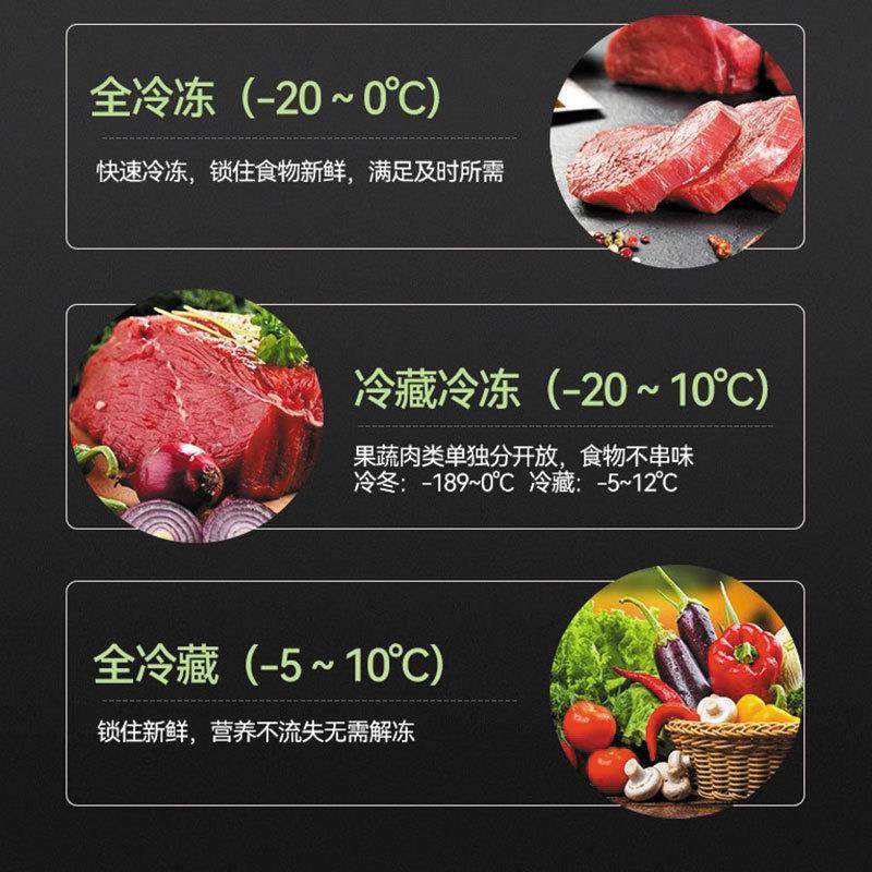 四式冰箱商用冷藏冷冻六门保柜334鲜速冻柜工作门台冰柜立大容量