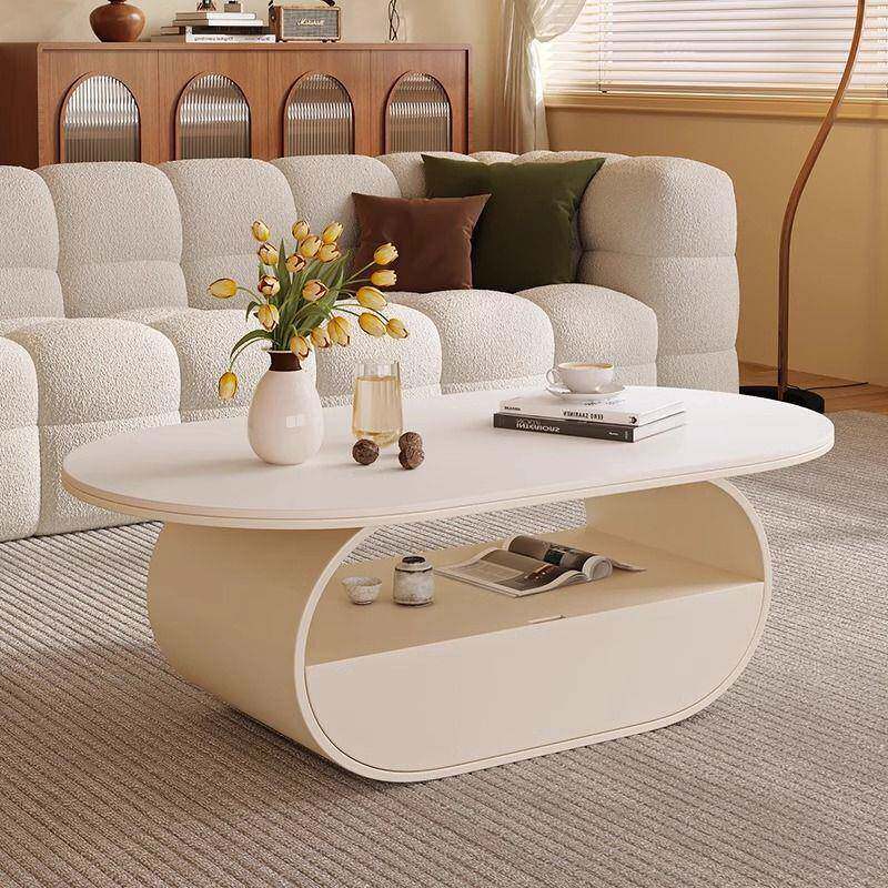 岩奶风客厅XPC轻奢茶几板小户型2创意现代简约网红茶桌02油5新款