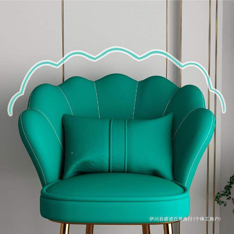 网红瓣椅化卧室简约粉色绒妆布妆椅花子梳台WPX美甲花瓣椅靠背梳,标准件/零部件/工业耗材,车间地垫,淘宝优惠券,粉丝福利购,淘宝优惠卷