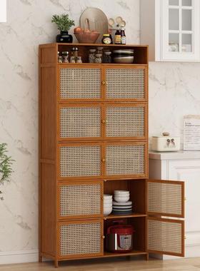 厨收纳家用橱柜多层房落RCI地加厚柜橱柜储物边柜餐柜大空间收纳