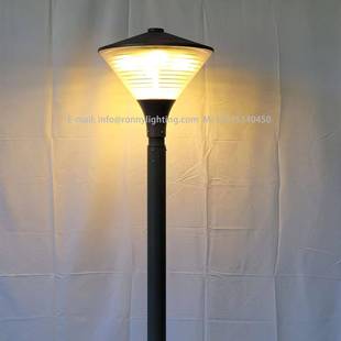 欧式 LED户外防水模组30W60W75W圆形压铸PC柱头庭院灯