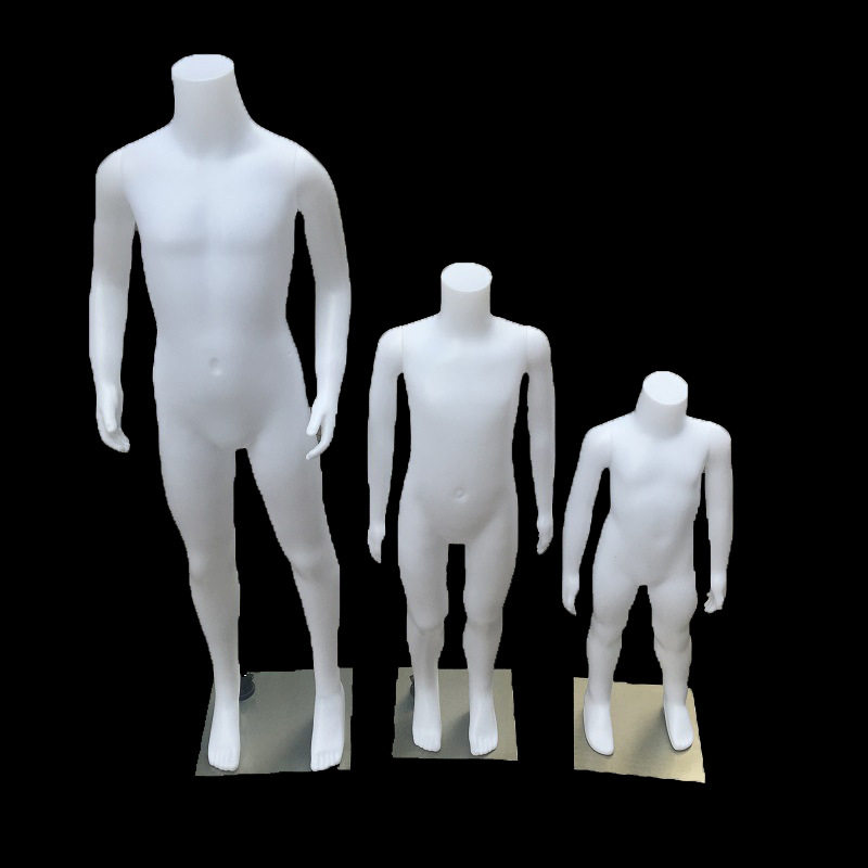 批发儿童白色模特服装店道具童装展示模特全身塑料男童彩妆假人
