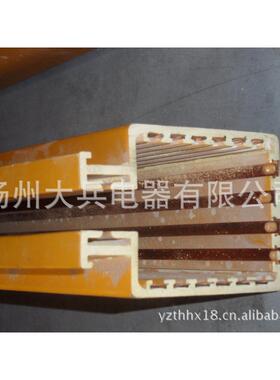 铜滑触线HXTS-4-16-16/80A,16极滑线集电器，十六极滑线吊架