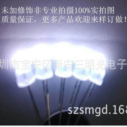 直插5mm雾状白发白白光高亮散光白灯f5乳白灯珠led发光二极管,农用物资,其他肥料,淘宝优惠券,粉丝福利购,淘宝优惠卷