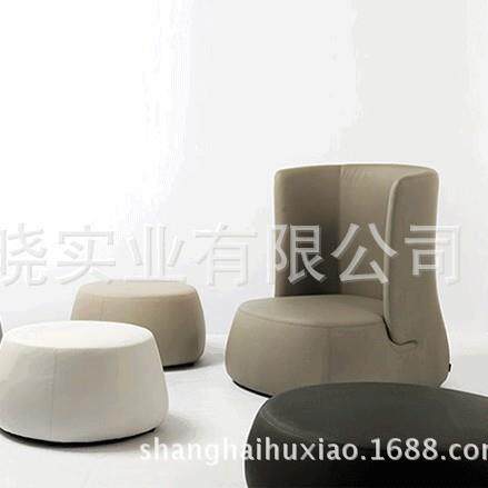现代简约办公室沙发茶几组合前台接待沙发4s店沙发多功能