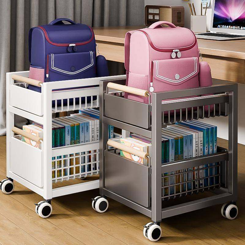 书包置物架书本收纳架家用可移动小推车放书包桌下神器滑轮书架柜,节庆用品/礼品,新娘配件,淘宝优惠券,粉丝福利购,淘宝优惠卷