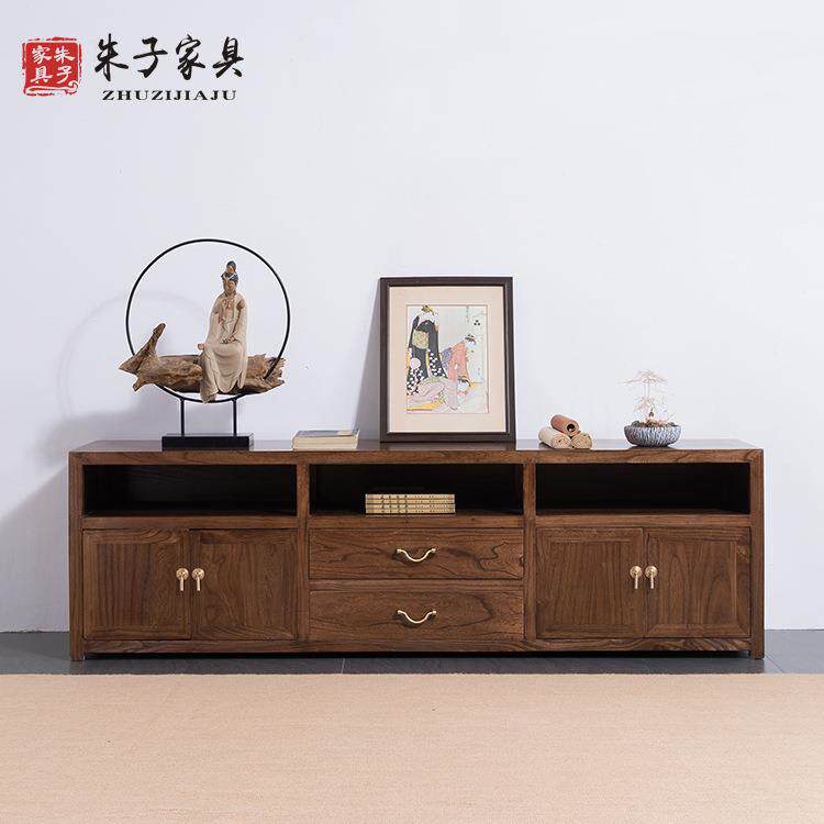 朱子家具现代新中式电视柜古典家具边柜储物柜接受定直销