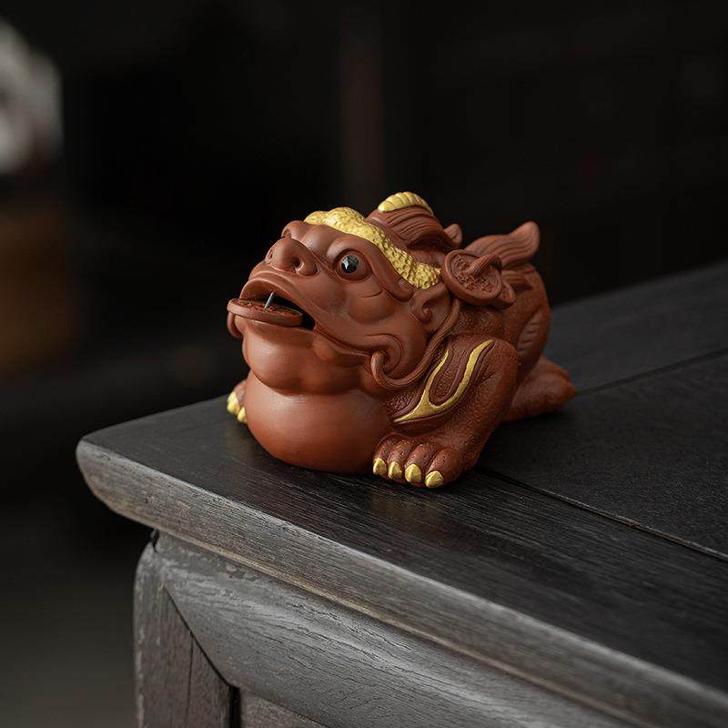 招财进宝紫砂金蟾茶宠摆件精品可养创意个性茶玩茶桌茶台茶具配件,电子元器件市场,其它元器件,淘宝优惠券,粉丝福利购,淘宝优惠卷