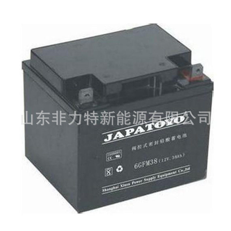 东洋蓄电池12V38AH铅酸免维护6GFM38机房设备UPS电瓶太阳能专用